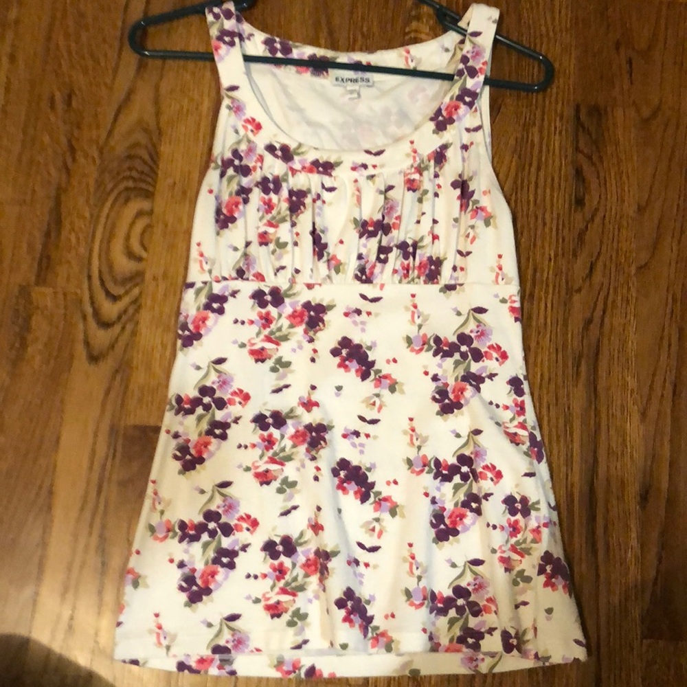 Express floral Tank